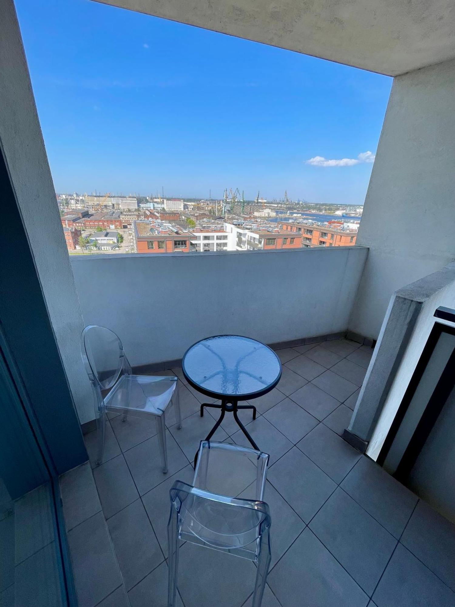 Bastion Walowa - Luxury Apartment With Beautiful View 格但斯克 外观 照片