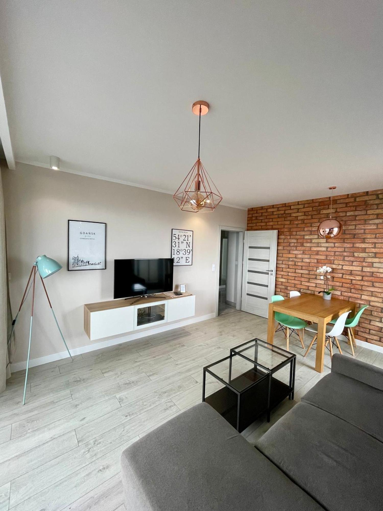 Bastion Walowa - Luxury Apartment With Beautiful View 格但斯克 外观 照片