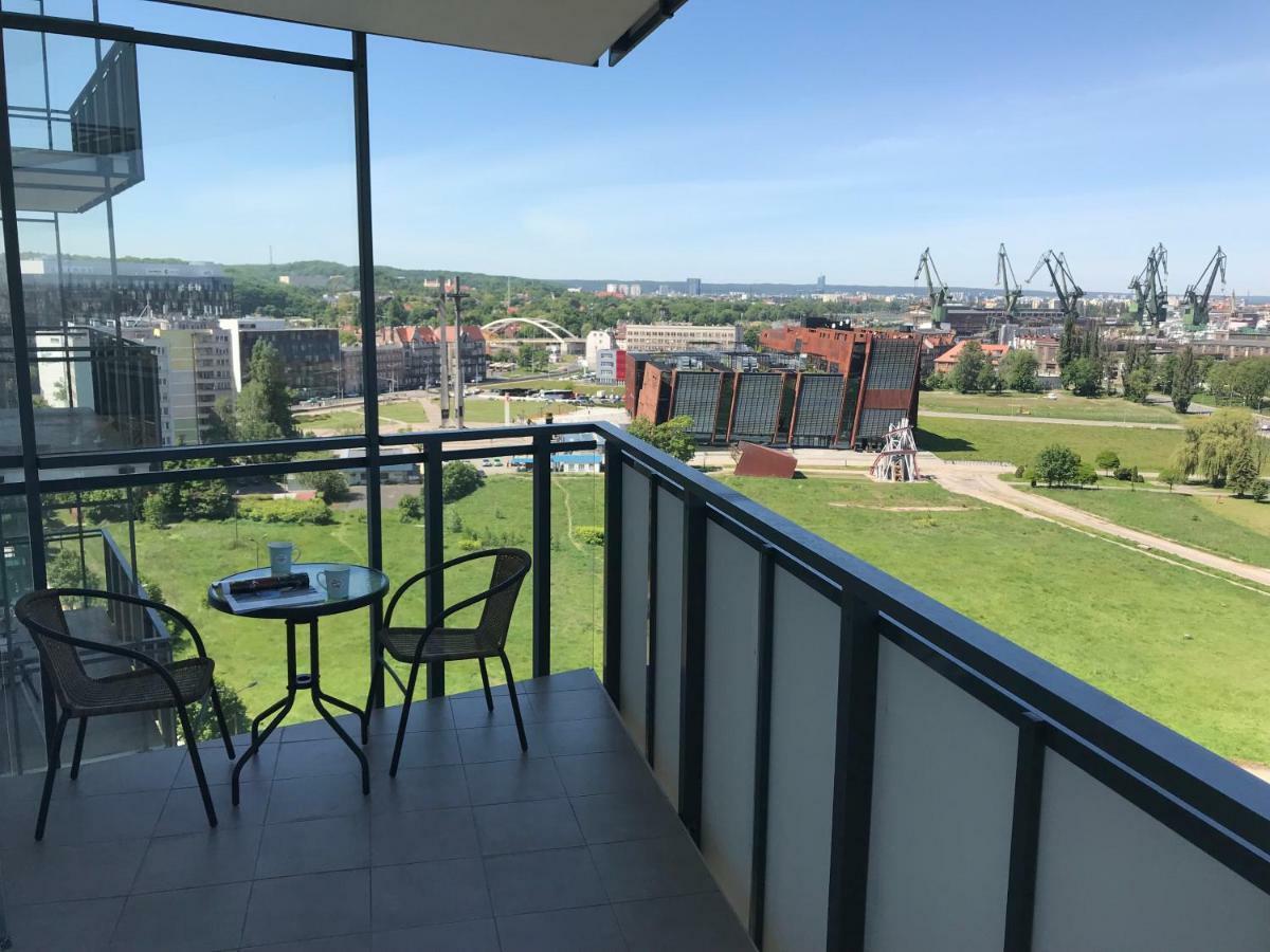 Bastion Walowa - Luxury Apartment With Beautiful View 格但斯克 外观 照片