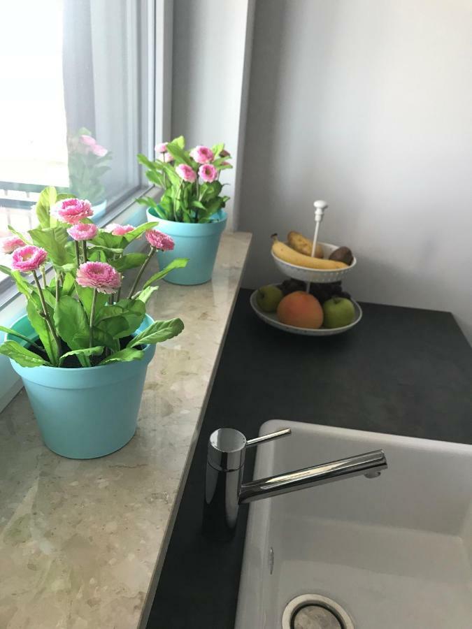 Bastion Walowa - Luxury Apartment With Beautiful View 格但斯克 外观 照片