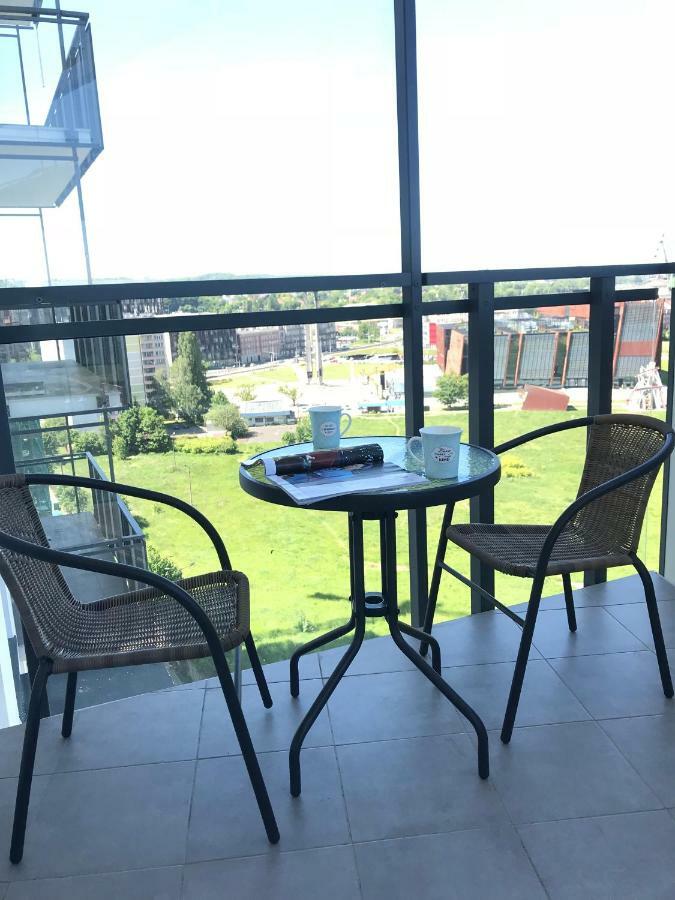 Bastion Walowa - Luxury Apartment With Beautiful View 格但斯克 外观 照片